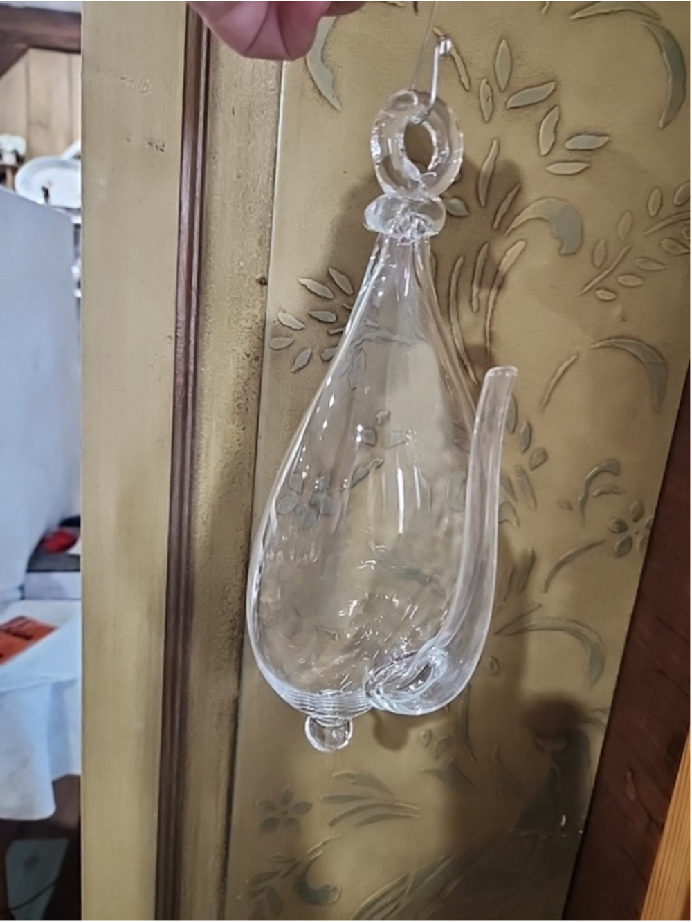 Pilgram Glass Handblown Weather Glass Barometer Made In USA